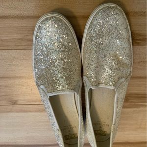 KATE SPADE GLITTER WEDDING SNEAKERS - size 10